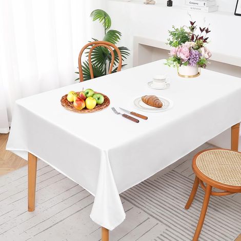 1 Nappe, Polyester, Imperméable, Lavable 30°C, Rectangulaire 140x140cm, Intérieur Extérieur