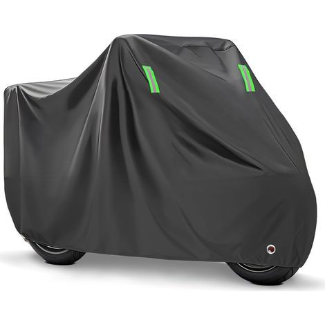 Housse de protection pour vélo imperméable - En polyester 210D - Résistante aux intempéries - 200 x 105 x 80 cm (1/5)