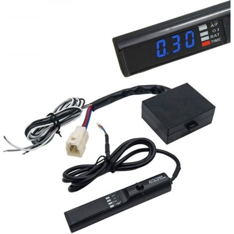 Turbo Timer, 12V Universal Auto Turbo Timer Device LED Digital A/F Display Parking Time Retarder (Blue Light), Blue Light (1/5)