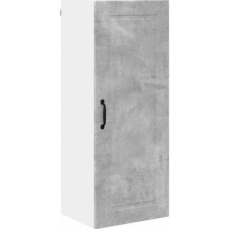 Meuble mural de cuisine,Armoire de cuisine avec porte Gris béton 40 x 31 x 100 cm CFW88823 (1/5)