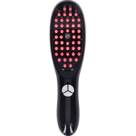 Peigne de massage vibrant à spray, brosse de massage électrique pour le cuir chevelu, peigne grattoir avec lumière colorée (1/5)