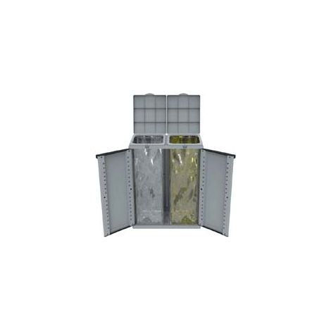 PATTUMIERA ARMADIO ECOLINE2 PER LA RACCOLTA DIFFERENZIATA  mm.680x390x887h    TERRY