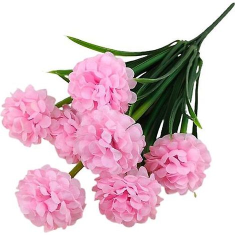 branche de fleur artificielle, sans arrosage, conserve sa fraîcheur. 7 têtes, élégante fleur d'hortensia artificielle pour intérieur et extérieur, décoration de fête.rose (1/5)