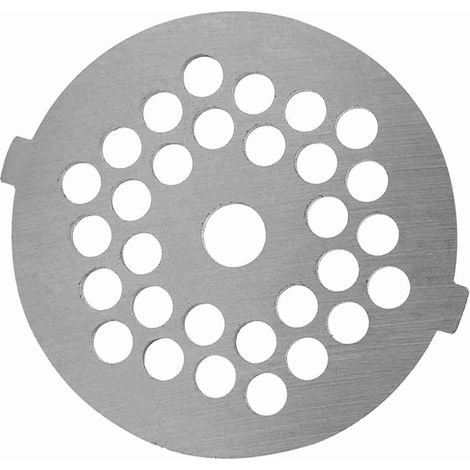 Disque et Couteau pour Broyeur à Viande Alloy - Plaque perforée 5mm, Couleur Argenté, Dimensions 53x57x4mm (1/5)