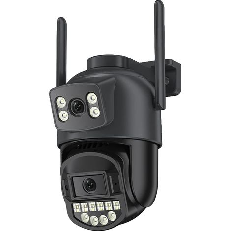 Cámara de seguridad, 10MP, doble lente, visión nocturna, 1 unidad, enchufe EU-b (1/2)