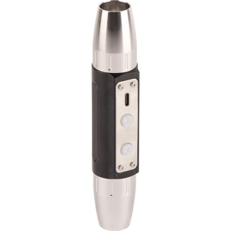 Taschenlampe zur Schmuckidentifizierung, Mehrzweck-UV-Taschenlampe, Schmuckbewertung, 4 Lichtquellen, wiederaufladbar über USB, für Edelstahl- und Aluminiumteile