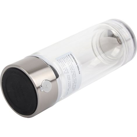Générateur d'Eau Hydrogénée Portable 380ml, Technologie SPE, Rechargeable USB, Tasse à Eau Riche en Hydrogène