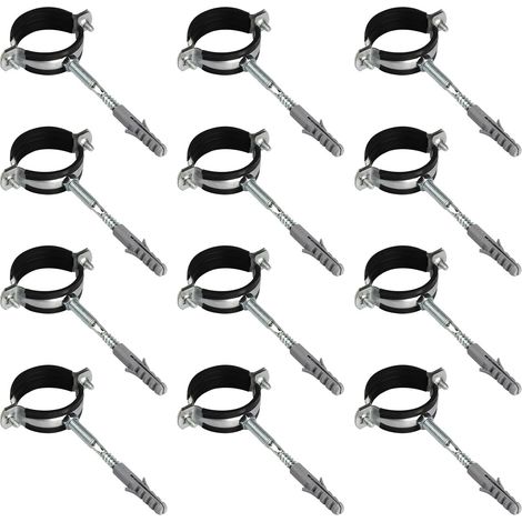 12 Paires De Colliers De Serrages à Vis, 48-53 Mm (1/5)