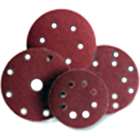 Sifer Carta Vetrata Velcro Disco 25 Unità 1258 Fori GR-100