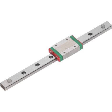 Glissière linéaire miniature en acier à roulement haute résistance pour guidage de mouvement linéaire d'équipement solaire MGN12H 200 (1/5)