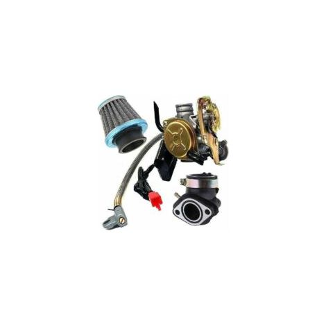 Ede Carburateur PD18J PD18 de 18 mm, remplacement pour scooter GY6 50cc 60cc 80cc 139QMB 139QMA, cyclomoteur chinois, scooters chinois Sunl Baja...DEBUNS