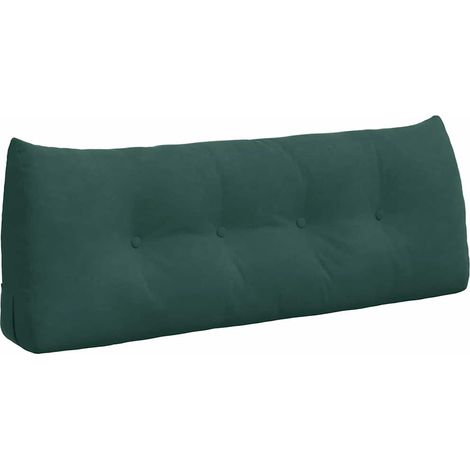 Back Pillow Dark Green 120 x 24 x 50 cm Velvet vidaXL