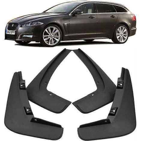 Satz kompatibler, vorgeformter Schmutzfänger. Schmutzfänger passend für Jaguar XF Estate Sportbrake (2010–2015). (1/5)