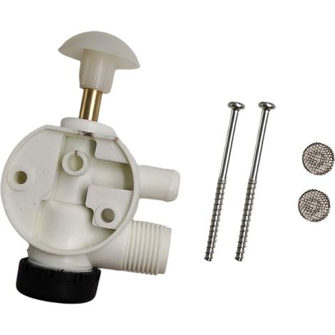 Valves d'eau de toilette améliorées pour pédales de chasse d'eau, remplace le kit de vannes d'eau 385314349 (1/5)