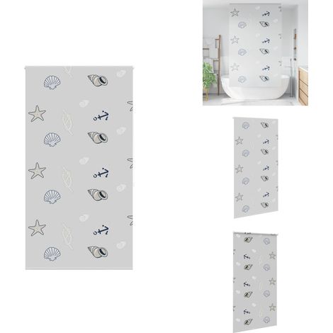 Store enrouleur de douche 130x240 cm largeur du tissu 126 cm - Store Enrouleur De Douche - Stores Enrouleurs De Douche - Store De Douche - Rideau De Douche Enroulable (1/5)