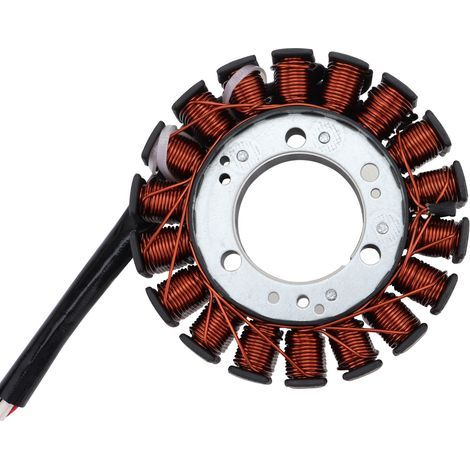 Stator coil compatible with Suzuki LTZ400/Quadsport Z400, Kawasaki KSF400/KFX400, Arctic Cat 400, universal generator coil for four-wheel vehicles. (1/4)