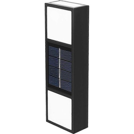 Lampe murale solaire étanche pour jardin, idéale pour une utilisation extérieure. (1/5)