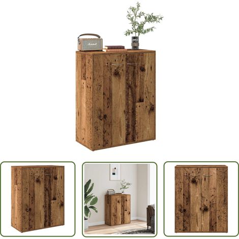 vidaXL Sideboard Altholz-Optik 60x30x75 cm Holzwerkstoff (1/5)