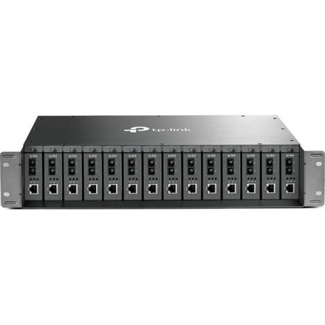 TP-Link TL-MC1400 V3 chasis de red 2U (1/2)
