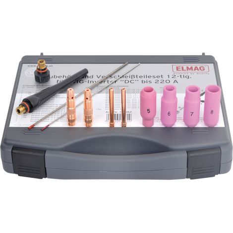 WIG-Verschleissteile-Set 12 tlg. SR 18/26 (1/2)