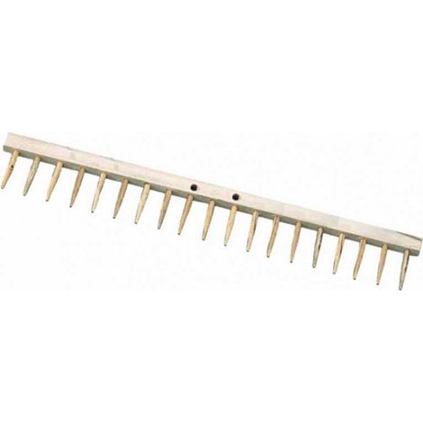 Rastrillo de madera recto de 19 dientes de haya de 70 cm Arcadia