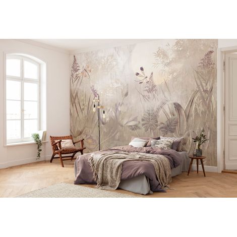 Dymo Laghetto delle Libellule Carta da Parati Multicolore 350x250 cm (1/4)