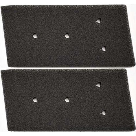 Lot de 2 filtres pour sèche-linge Bauknecht Privileg Whirlpool HX 481010716911, tapis filtrants en mousse pour pompe à chaleur (1/5)