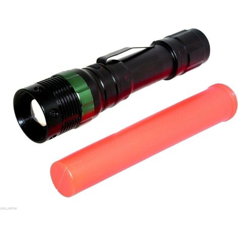 YMYNY Lampe torche tactique militaire rechargeable Cree LED Xenon Zoom 15 000 W - (1/3)