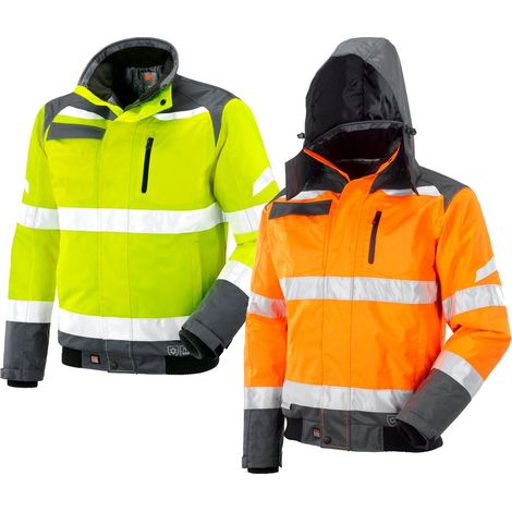 Giacca alta visibilità impermeabile Neri Nomentana - S - Orange (1/4)