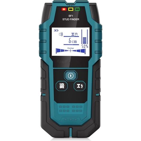 SF1 Détecteur Numérique de Construction 4 en 1, Scanner mural, Détecteur de Métaux pour bois, métal et lignes électriques, détecteur de montants, localisateur, avec LCD (1/5)