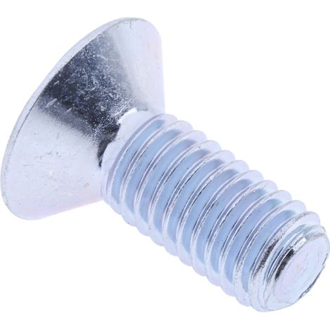 Rs Pro – Vis à six pans creux M8 x 20mm – Tête fraisée hexagonale – Acier galvanisé brillant – Lot de 50 vis pour fixation robuste