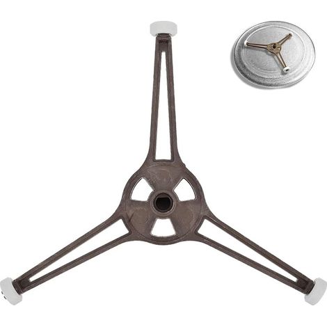 Porte-Plateau à Micro-Ondes Support de Plateau pour Four Supports Triangulaires Universels Plaque Verre Plat 24.5 cm (1/5)