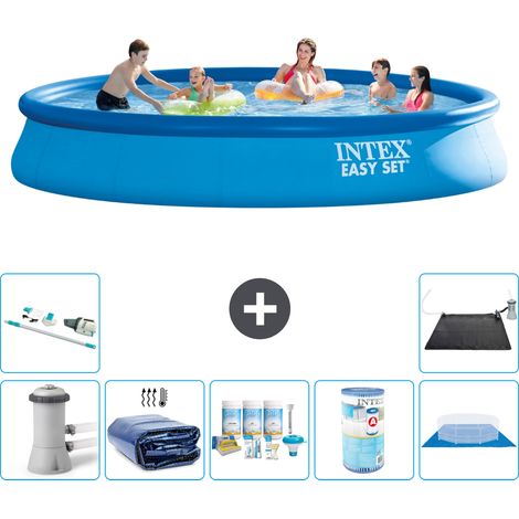 Intex Piscine Easy Set Ronde - 457x84 cm - 8-pièces S31196 (1/5)