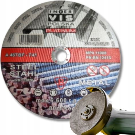 Disque de découpe - 125 x 1,2 mm - Inox - Haute résistance - Pour métaux et acier