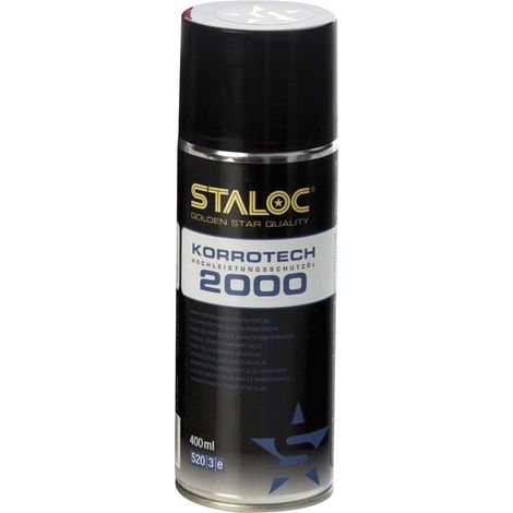 Staloc Korrotech 2000 Hochleistung Multi Öl Spray mit hervorragenden Schmier- und Schutzeigenschaften, Rostschutzspray 400ml (1/4)