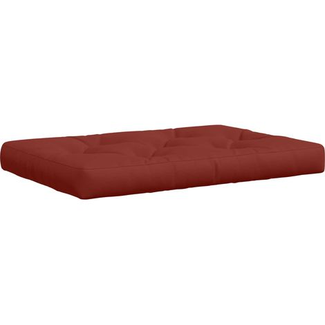 Cojín para Pallet VIANEN 100% Poliéster Rojo 120 x 60 x 12 cm vidaXL (1/5)