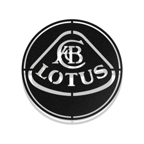 Logo – Wanddekoration aus Metall – Auto-Silhouette, ikonisches Retro-Kunstwerk und für die Innendekoration Ihrer Wände