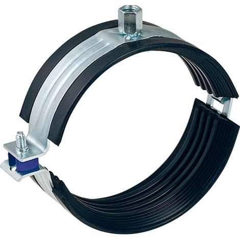 Geberit Rohrschelle d125 gedämmt mit Gewindemuffe M8 M10 (1/5)