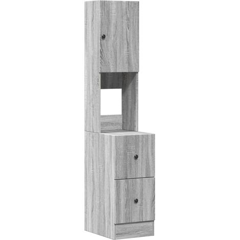 Maison Exclusive - Mueble de cocina madera de ingeniería gris Son