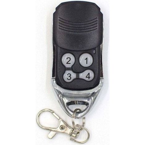 Télécommande Universelle Sans Fil 4 Boutons Pour Porte De Garage Et Voiture Noire (1/4)