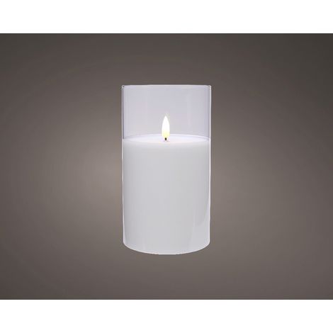 Kaemingk LED Kerze Wachs Indoor 12,5 cm warmweiß LED-Kerzen (1/3)
