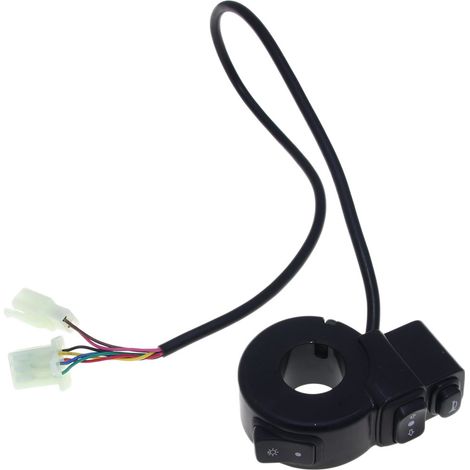 Commutateur multifonction pour VTT, commutateur de guidon pour moto, double lampe torche, clignotants, klaxon, feux de croisement (1/5)