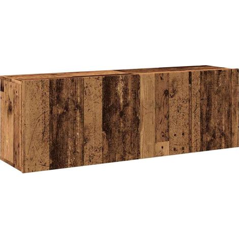 Maison Exclusive - Mobili TV a Parete 2pz Legno Antico 60x30x41 cm