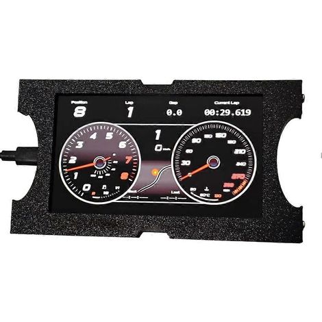 Tableau de bord multifonctionnel pour jeux de simulation de course, écran OLED 5 pouces, compteurs pour PC compatibles avec FANATEC, Simagic et Logitech