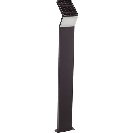 Baliza LED Solar 3W 3000K 100Lm con Sensor de Presencia y Crepuscular IP54