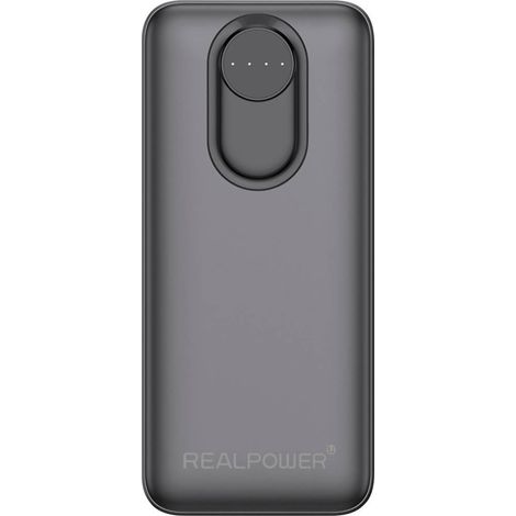 RealPower Powerbank (batterie supplémentaire) 20.000 mAh Quick Charge, Power Delivery noir