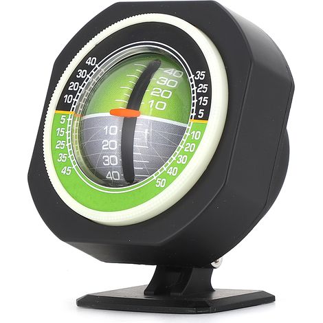 Lot de 2 Niveaux de Pente LED pour Voiture, Inclinomètre Universel Réglable, Mesureur d'Angle avec Éclairage, Instrument de Mesure de Degré pour Véhicule (1/5)