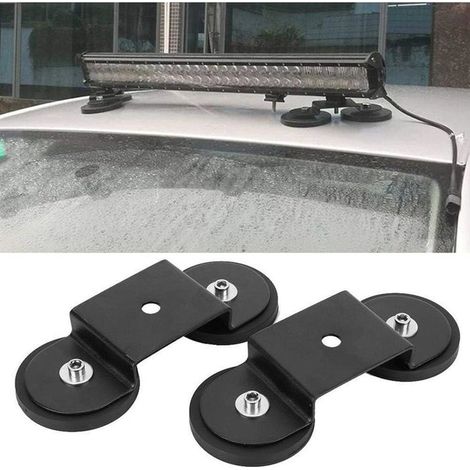 Support de phare à montage magnétique en 2 parties, base de LED avec ventouses solides, 88mm