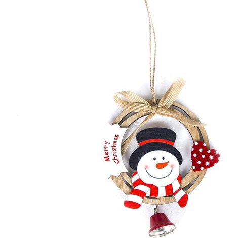 Hängende Holz Weihnachtsbaum Dekoration Weihnachtsbaum Holz Verzierungen Handwerk Weihnachtsbaum Ornament (1/5)
