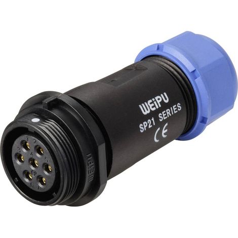 Weipu SP2111 / S 7 II Connettore circolare Presa dritta Tot poli: 7 Serie (connettore circolare): SP21 1 pz. (1/5)